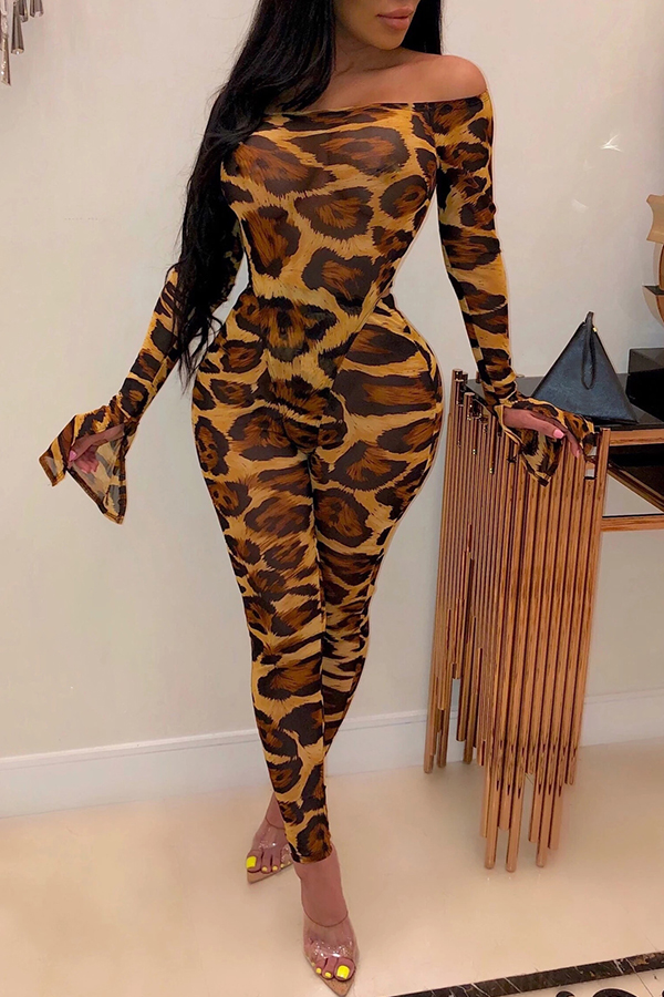 Lovely Sexy Leopard Printed Two-piece Pants SetLW | Fashion Online For ...