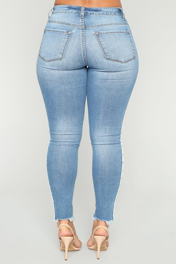 Lovely Casual Skinny Sky Blue JeansLW | Fashion Online For Women ...