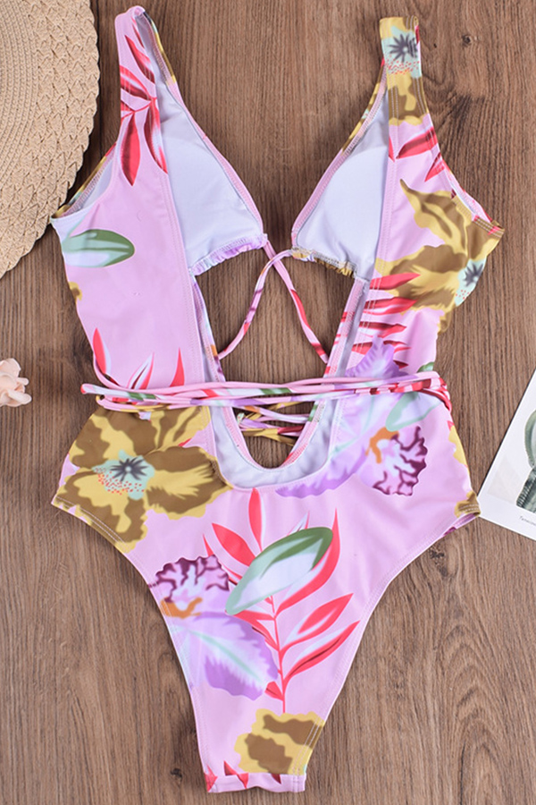 shein hot pink bathing suit