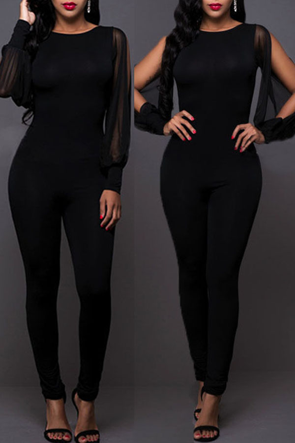 Lovely Sexy Backless Black One-piece JumpsuitLW | Fashion Online For ...