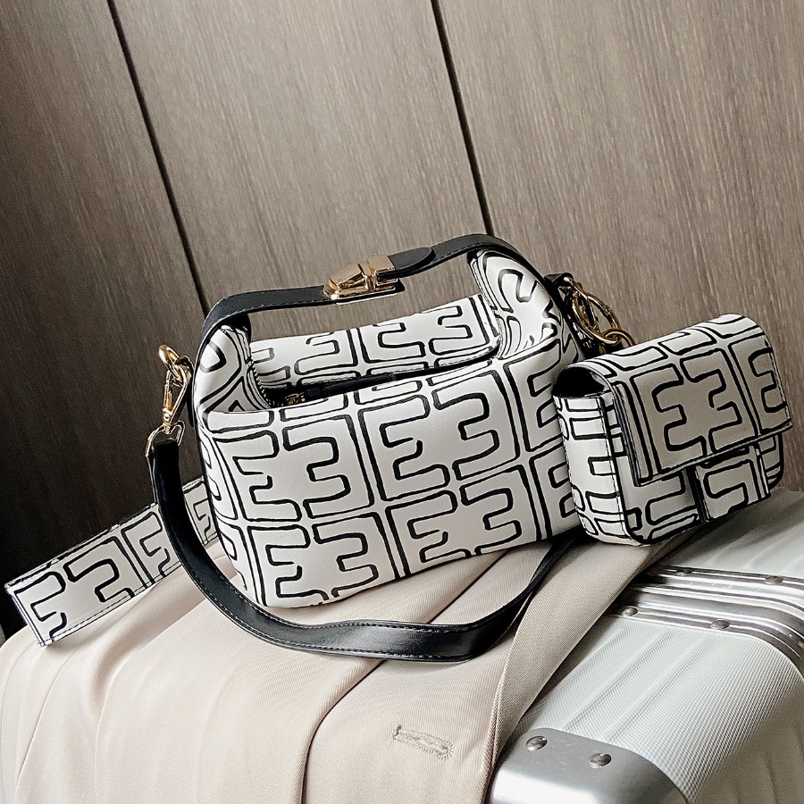 lovely Casual Print White Messenger BagLW Fashion Online For Women